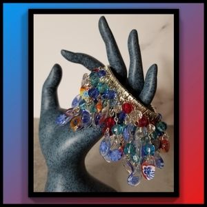 Glass Bead Stretch Bracelet